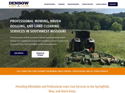 Denbow Lawn & Land - Brush Hogging, Land Clearing, Slope Mowing