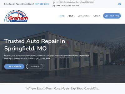 Local SEO Services Case Study - Graham Automotive - Auto Repair Shop